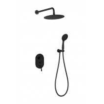Conjunto de ducha monomando empotrado Soul negro mate de Sky bath