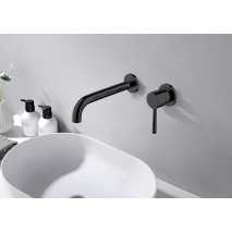 Grifo lavabo monomando empotrado Cloud negro mate de Sky bath 2