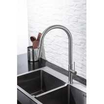 Grifo cocina extraíble Space acero de Sky bath 2