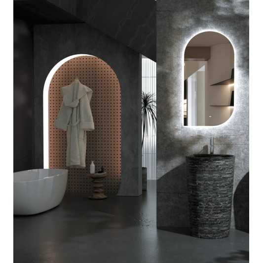 Espejo de baño Gales 110x60 cm de Ledimex retroiluminado y antivaho