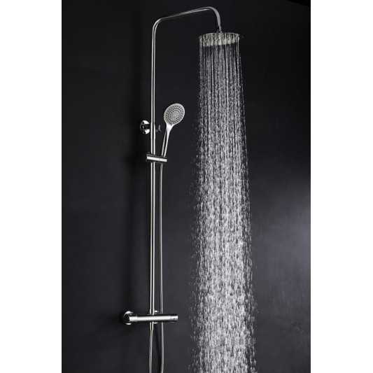 Barra ducha termostato CRETA cromo BTC018