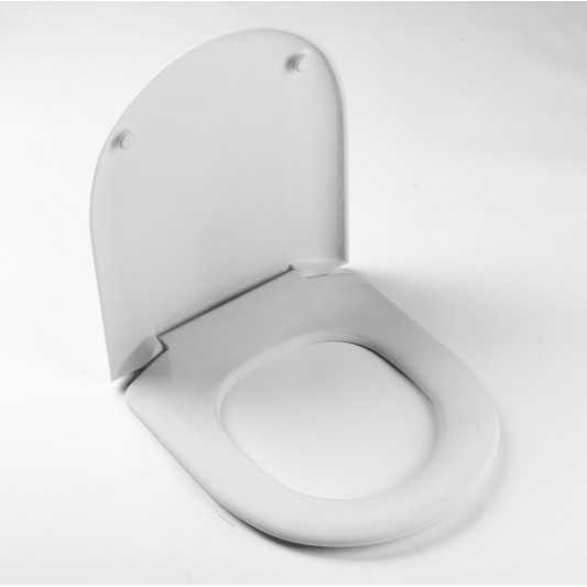 Tapa compatible Wc Duroplast Odeón de Jacob delafon blanca ( H. Acero )