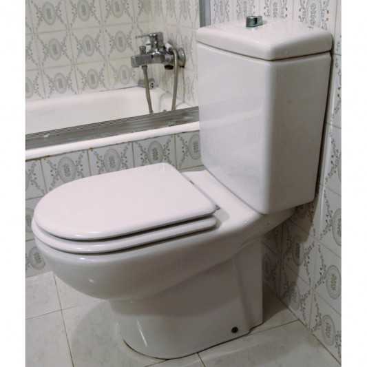 Tapa compatible Wc Duroplast Meridian de Roca blanca 2