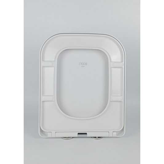 Tapa compatible Wc Duroplast Icon Square de Geberit blanca