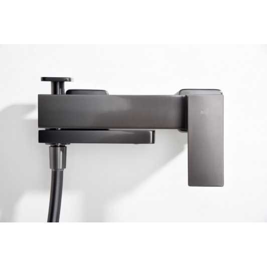 Grifo bañera + ducha Pisa black gun metal de Imex BDP048/4BGM 2