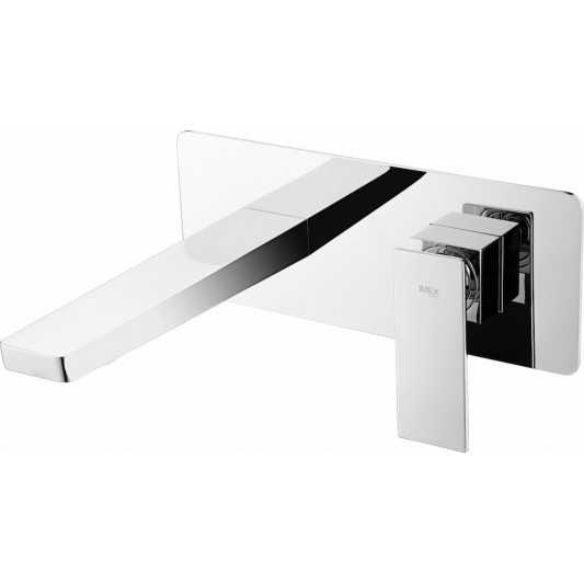 Grifo de lavabo empotrado cromo serie Pisa GLP048