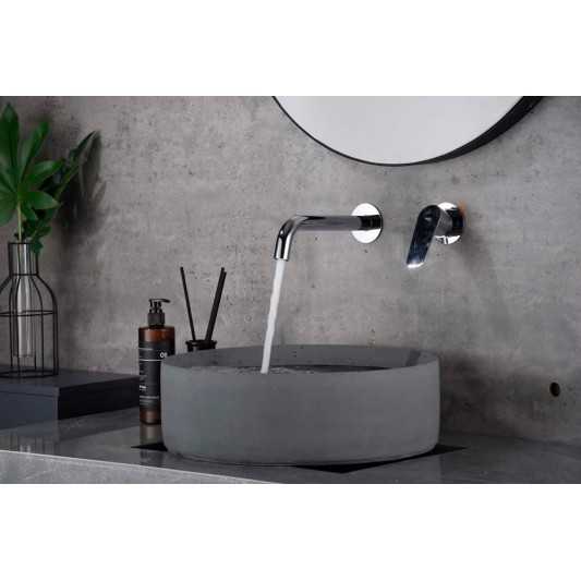 Grifo de lavabo empotrado Bélgica cromo de IMEX GLZ044 2