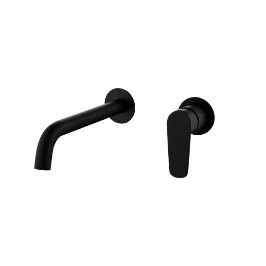 Grifo de lavabo empotrado Bélgica negro mate de IMEX GLZ044/NG