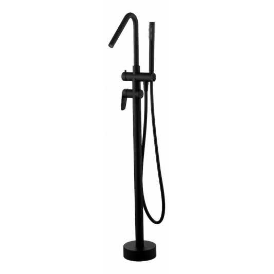 Grifo exenta bañera Bélgica negro mate de IMEX BBEZ044/NG