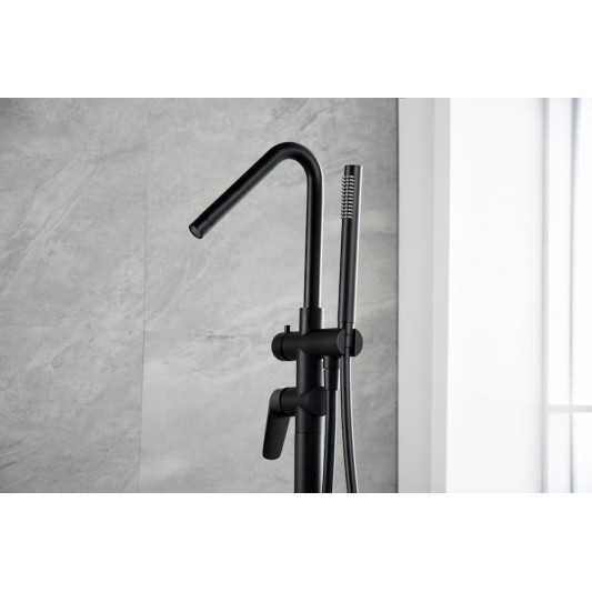 Grifo exenta bañera Bélgica negro mate de IMEX BBEZ044/NG 2