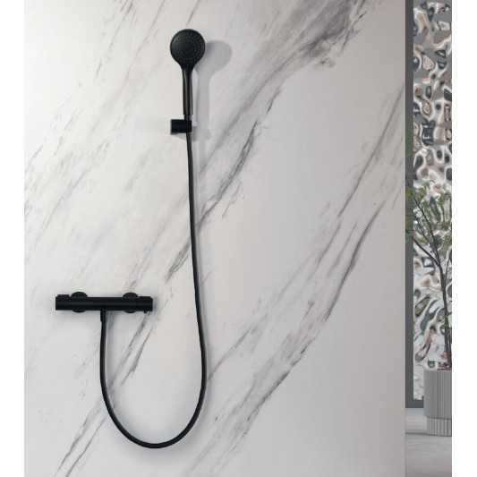 Grifo de ducha Eco-Kent negro mate de Imex BTK017-5ECO/NG