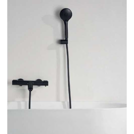 Grifo bañera + mango Eco-Kent negro mate de Imex BTK017-4ECO/NG