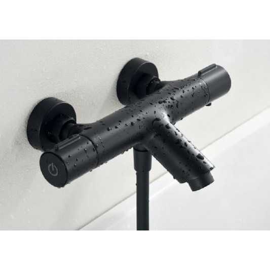 Grifo bañera + mango Eco-Kent negro mate de Imex BTK017-4ECO/NG 2