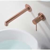 Grifo lavabo empotrado monomando LINE GLD038/ORC 2