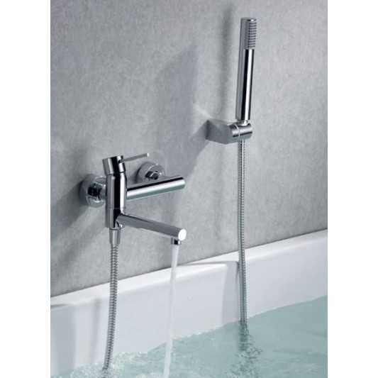 Grifo bañera + mango Monomando Ducha Milos BDYS045-4CR 2
