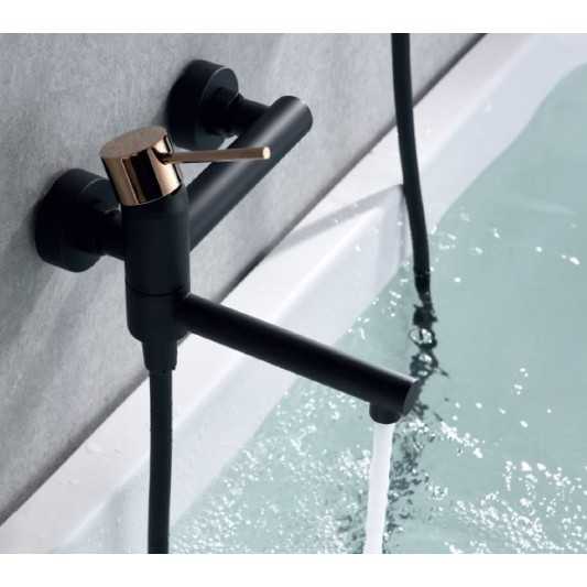 Grifo bañera + mango Monomando Ducha Milos BDYS045-4NOR 2