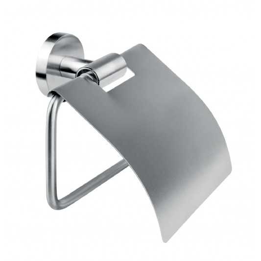 Portarrollos con tapa B-Lovely acero inox.
