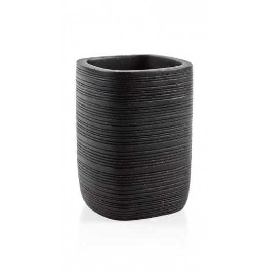 Vaso B-Kubik Negro madera