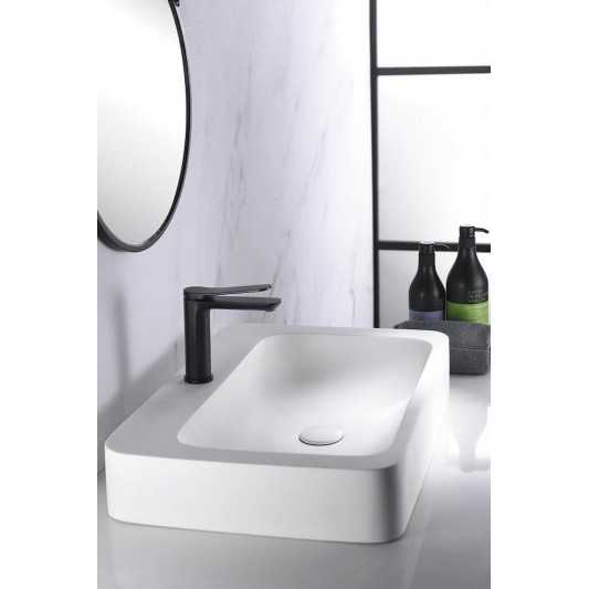 Grifo de Lavabo Monomando Dinamarca Negro | Bañoweb 2