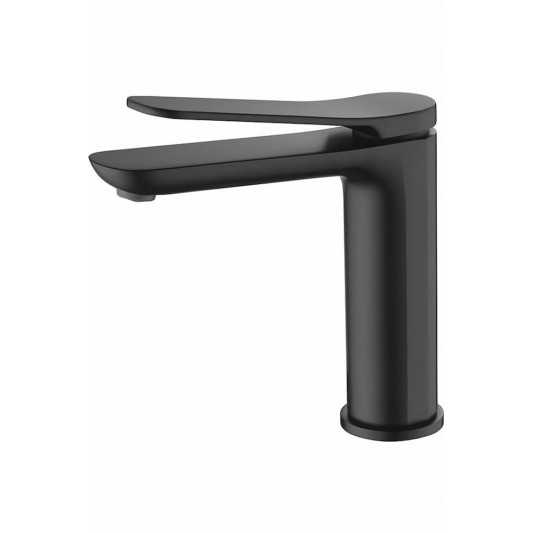 Grifo de Lavabo Monomando Dinamarca Negro | Bañoweb