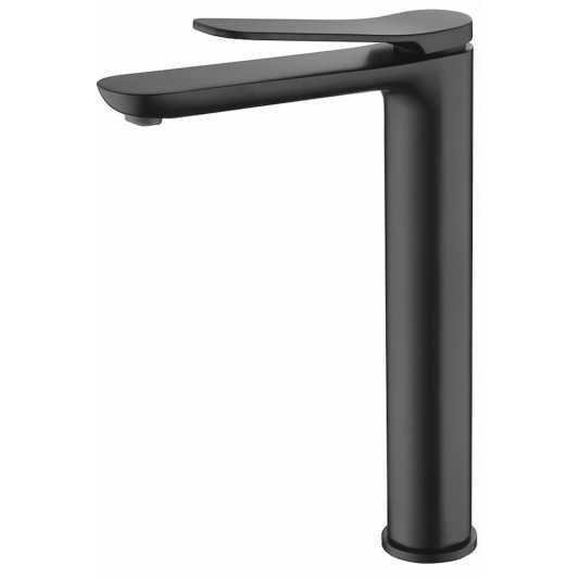 Grifo lavabo caño alto Dinamarca negro mate de IMEX BDR031-3NG