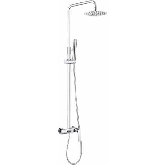 Columna de ducha monomando Delos Cromo BDD055