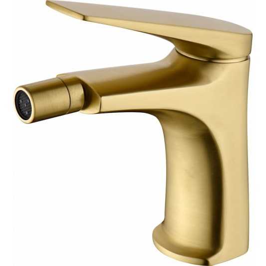 Grifo de bidé Delos oro cepillado BDD055-2OC