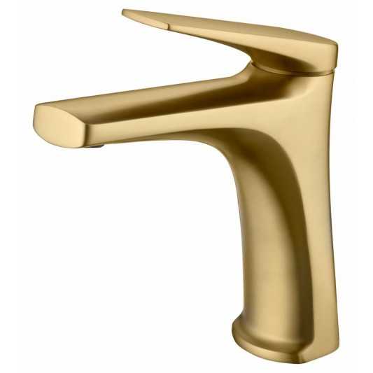 Grifo de lavabo Delos oro cepillado BDD055-1OC