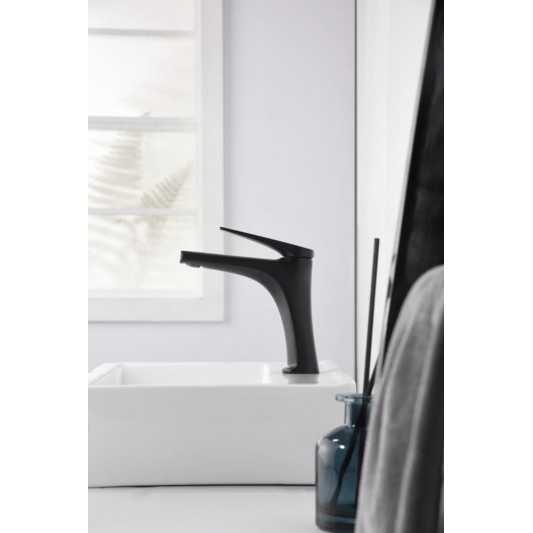 Grifo de lavabo Delos negro mate BDD055-1NG 2