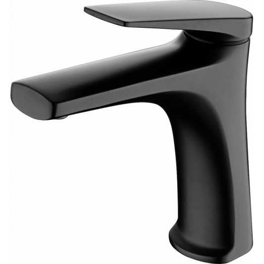 Grifo de lavabo Delos negro mate BDD055-1NG