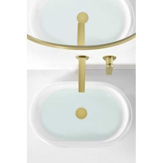 Grifo de lavabo empotrado Delos oro cepillado GLD055/OC