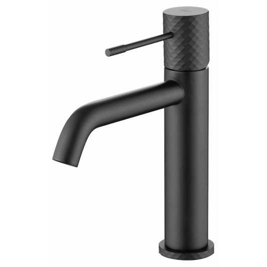 Grifo de lavabo Génova negro mate BDG053-1NG