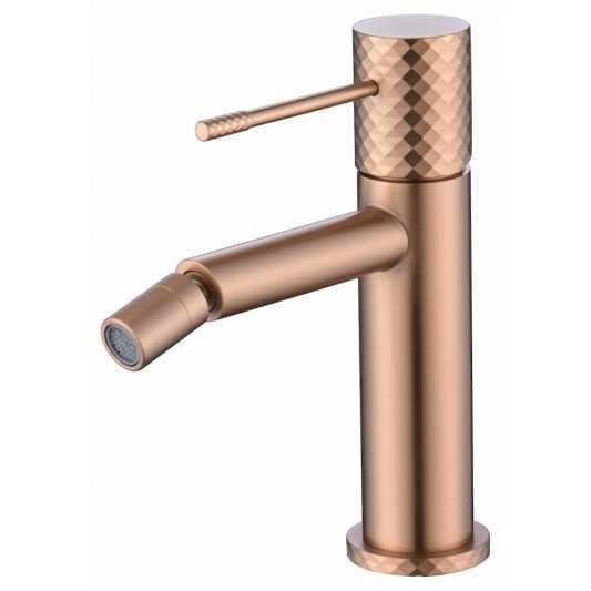 Grifo de bidé Génova oro rosa cepillado BDG053-2ORC