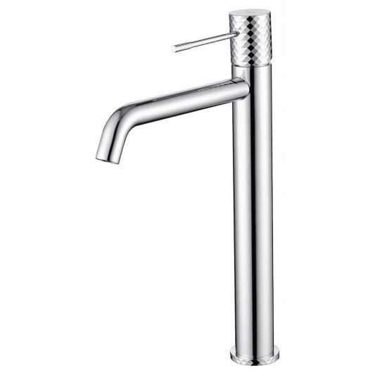 Grifo de lavabo caño alto Génova cromo BDG053-3