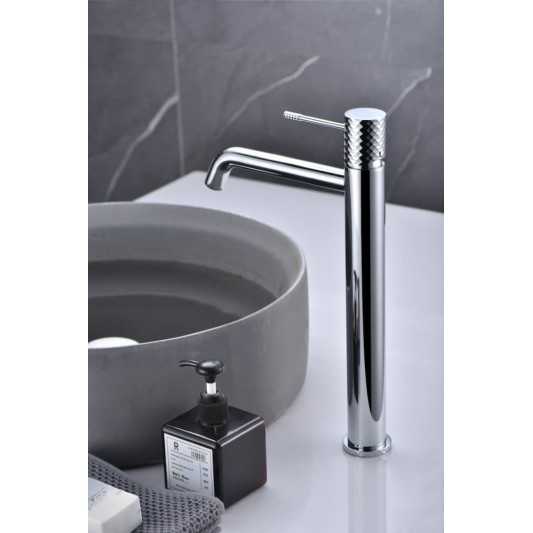 Grifo de lavabo caño alto Génova cromo BDG053-3 2