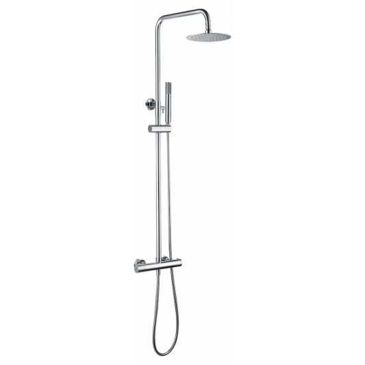 Ducha termostático con barra Génova cromo BTG053