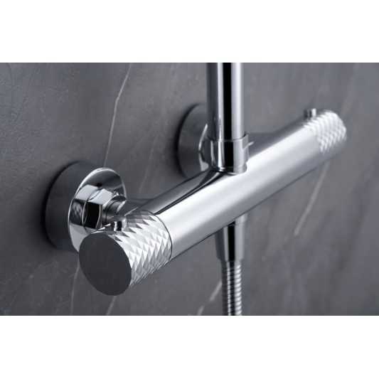 Ducha termostático con barra Génova cromo BTG053 2