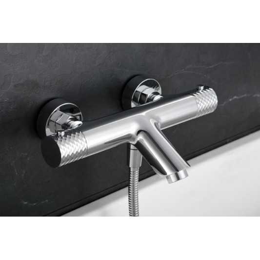 Grifo termostático de bañera con mango Génova cromo BTG053-4