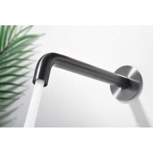 Grifo de lavabo empotrado Génova black gun metal GLG053/BGM 2
