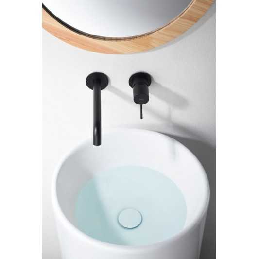 Grifo de lavabo empotrado Génova negro mate GLG053/NG 2
