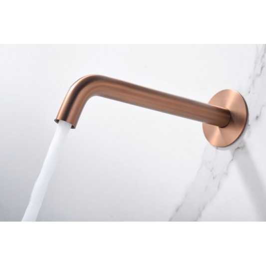 Grifo de lavabo empotrado Génova oro rosa cepillado GLG053/ORC 2