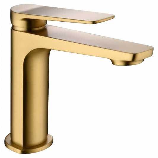 Grifo de lavabo Nápoles oro cepillado BDN047-1OC