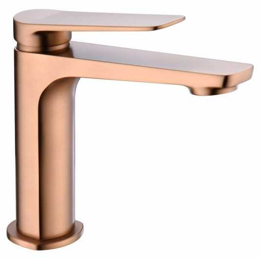Grifo de lavabo Nápoles oro rosa cepillado BDN047-1ORC