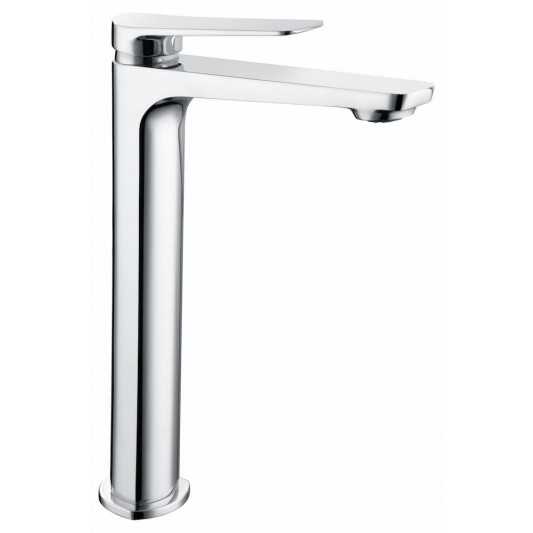 Grifo de lavabo caño alto Nápoles cromo BDN047-3