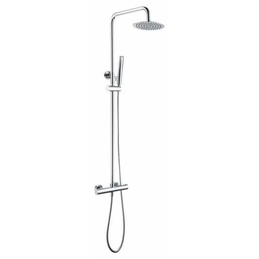 Columna de ducha termostática Nápoles cromo BTN047