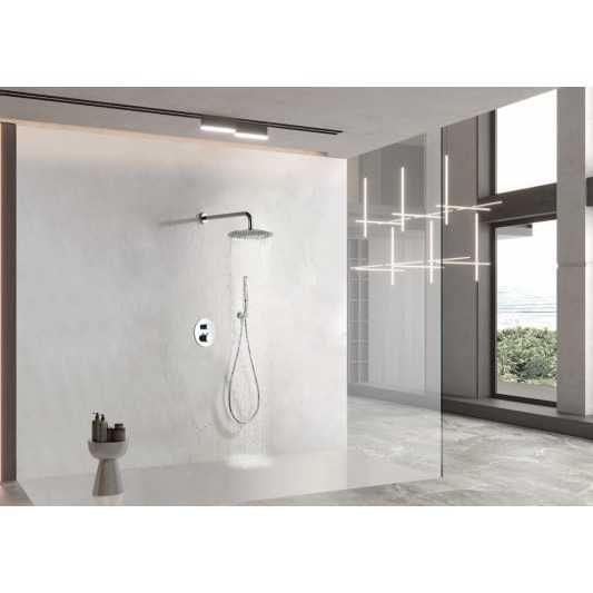 Ducha empotrada termostática Nápoles cromo GTN047 2