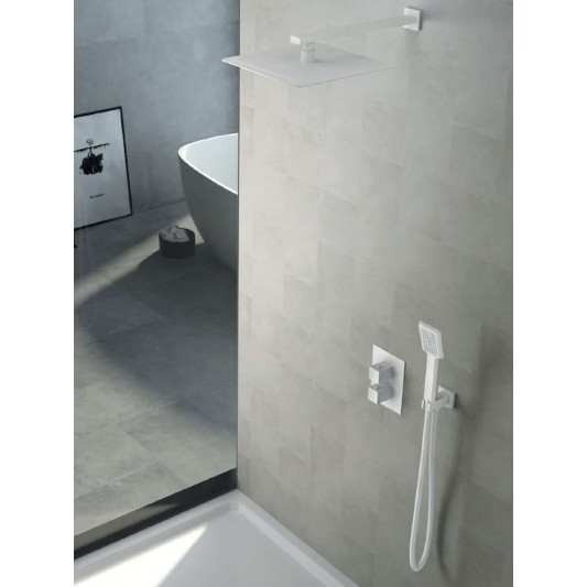 Sistema Termostato ducha empotrar Cies blanco 2