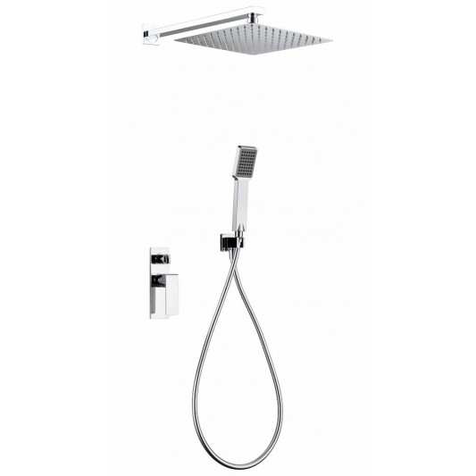 Conjunto de ducha monomando empotrado GPF016 Roc. 20x20