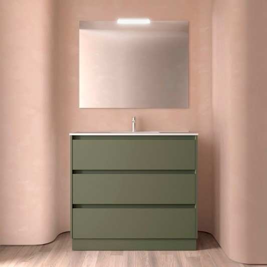 Mueble baño con patas Noja 3C de Salgar 60-80-100