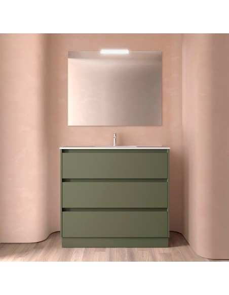 Mueble baño con patas Noja 3C de Salgar 60-80-100